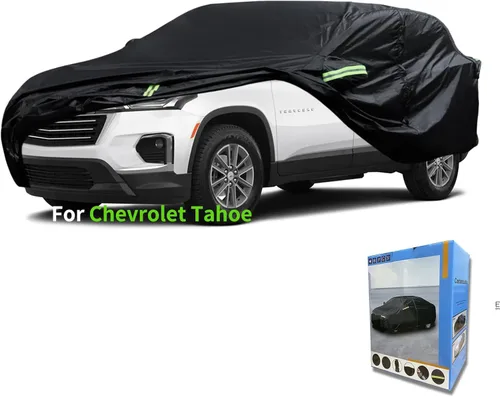 Vista 16 de Ajuste personalizado para funda de auto Chevrolet, resistente al agua, para todo tipo de clima, protección UV, resistente al viento, para exteriores