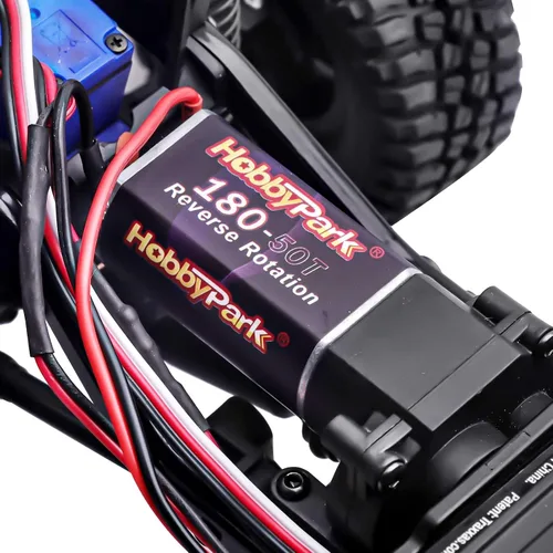 Vista 3 de HobbyPark Motor cepillado de alto par 180 50T con engranaje de piñón 11T para Traxxas TRX4M actualizaciones 1/18 RC Crawler Car Aceessories