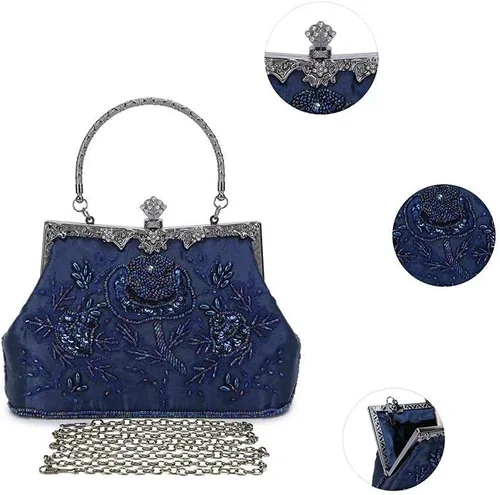 Vista 3 de Bolsos de mano de boda para mujer con lentejuelas