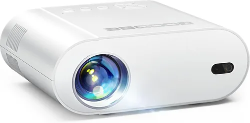 Vista 9 de [Google TV/control de voz] Proyector inteligente GooDee 4K UHD con WiFi y Bluetooth, proyector de películas portátil aplicable a Prime Video