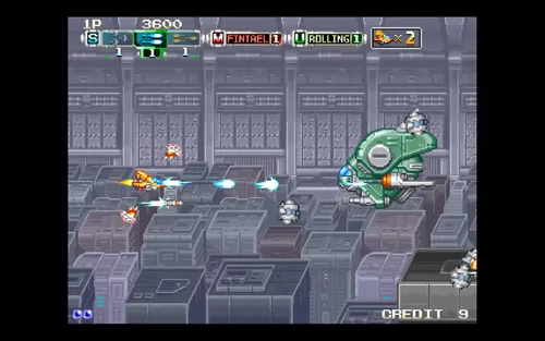 Vista 2 de Andro Dunos 2 - Nintendo 3DS