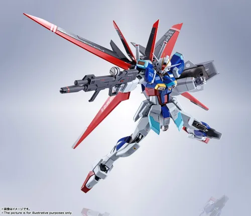 Vista 5 de TAMASHII NATIONS - Traje móvil Gundam SEED Destiny - Force Impulse Gundam, Bandai Spirits Metal Robot Spirits Coleccionable