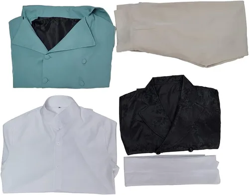 Vista 6 de Fortunehouse - Disfraz victoriano para hombre del siglo XVIII Estilo 1
