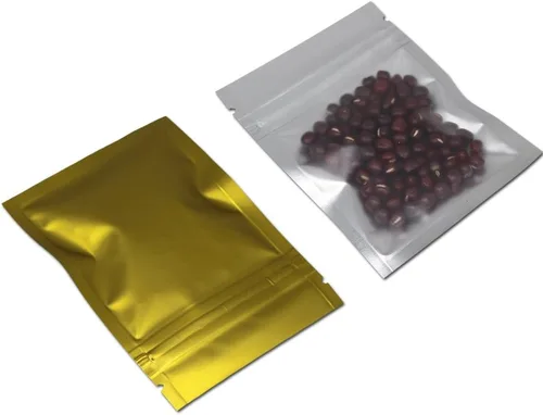 Vista 14 de PABCK: Paquete de 100 bolsas transparentes reutilizables con cierre hermético para almacenar alimentos, Negro