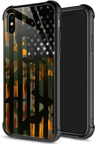Vista 46 de DJSOK Funda compatible con iPhone 7/8/SE2, funda de ciervo de oro negro para iPhone 7, para niños y niñas, a prueba de golpes, resistente a