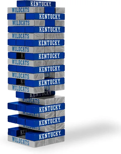 Vista 18 de Wild Sports NCAA Pro Football Tabletop Stackers Block Game for College Football Fan, Dorm Game, Tailgate