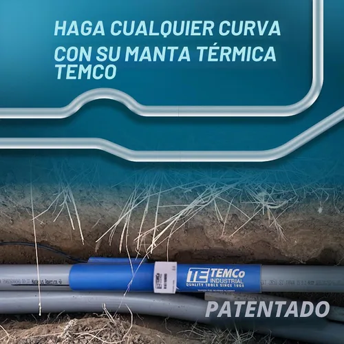 Vista 6 de TEMCo TH4003 - Dobladora de manta térmica de conducto de PVC 3 1/2"-4