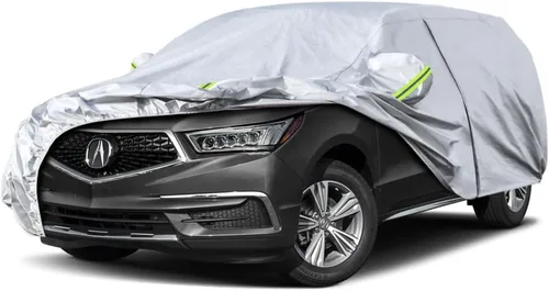 Vista 180 de KouKou Funda impermeable para automóvil SUV adecuada para BMW X1 de 2009 a 2025, 7 capas a prueba de viento para todo tipo de clima, cubierta