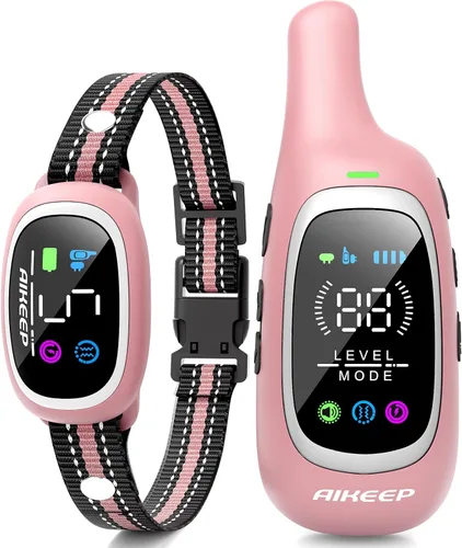 Vista 11 de Collar de Choque para Perros 2 en 1 y Collar Anti-Ladridos para Perros – Collar de Entrenamiento para Perros de 3300 Pies con Control Remoto, Collar