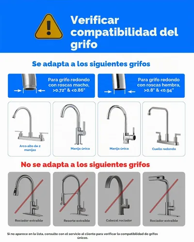 Vista 3 de Waterdrop CTF-05 Filtro de agua para grifo de fregadero con filtro Blanco (Plastic White)