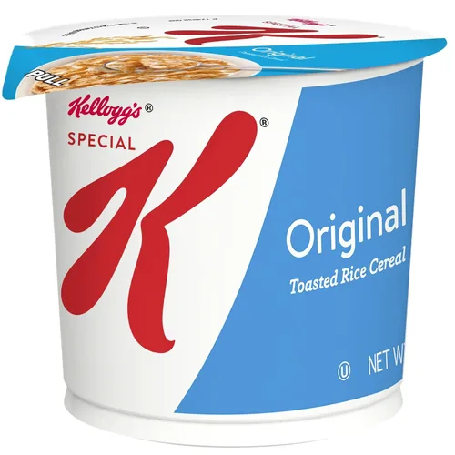 Vista 9 de Kellogg's Special K, Cereal de desayuno en taza, original, tamaño a granel, 12 unidades (paquete de 2, bandejas de 7.5 onzas)