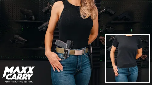 Vista 7 de Maxx Carry Funda de cuero para Walther CCP. Funda IWB con clip oculto para llevar