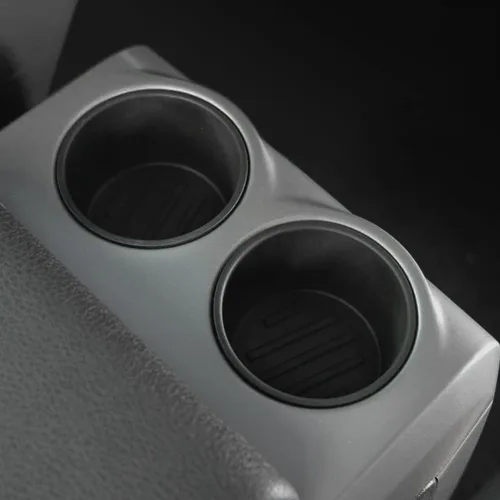 Vista 7 de Soporte para tazas de consola central para Ford F150 2009-2014 con soporte de taza de consola de flujo a través del inserto de repuesto para F150
