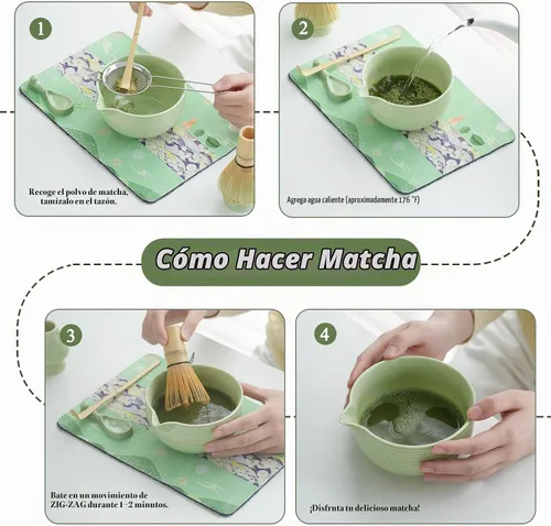 Vista 6 de Clay&Fire Batidor de matcha, batidor de bambú hecho a mano para polvo matcha, Chasen japonés tradicional para agitador de matcha, Wisk Matcha 100%