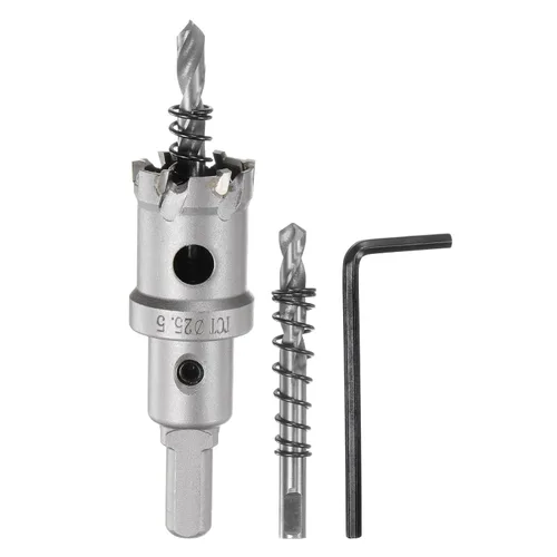 Vista 35 de HARFINGTON Cortador de carburo de sierra de agujero de metal de 0.472 in / 0.47 pulgadas de diámetro para acero inoxidable, metal, aleación