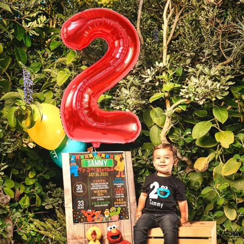 Vista 1258 de KatchOn Globo negro del número 1 de 40 pulgadas, globo de feliz cumpleaños Large Mylar Number One Balloon for 1st Birthday Decorations, Foil