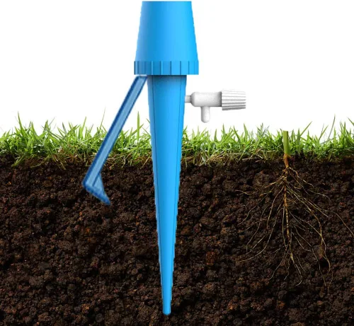 Vista 5 de KINGLAKE - 12 estacas de riego automático, dispositivo de riego automático, para riego automático de plantas, para jardín de interior y exterior