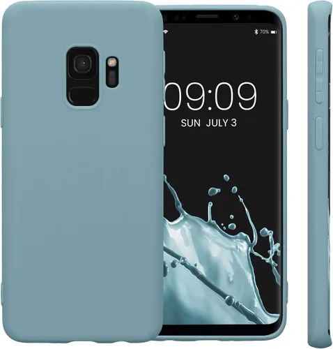 Vista 4 de kwmobile Funda compatible con Samsung Galaxy S9 - Funda protectora de silicona TPU suave y delgada - Arctic Night