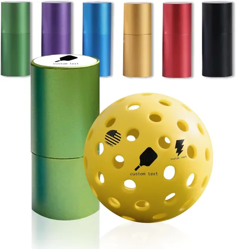Vista 11 de Marcador de sello de pickleball personalizado - Sello de nombre personalizado para bolas de pickleball, sin ensuciar, tinta de larga duración