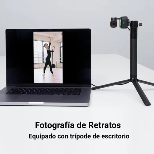 Vista 9 de OBSBOT Tiny 2 - Cámara web PTZ 4K con alimentación de IA, enfoque 4 veces más rápido, CMOS de 1/1.5", USB 3.0, transmisión de datos 10 veces más