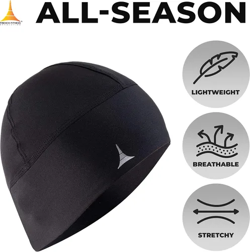 Vista 3 de Gorro para correr o forro para casco: máxima retención térmica y absorción de la humedad. Se ajusta debajo de cascos.
