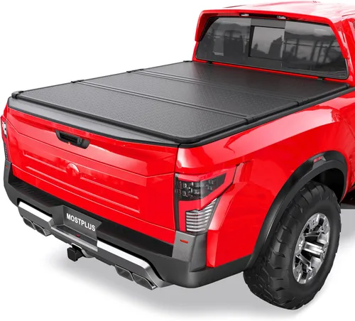 Vista 9 de MOSTPLUS Cubierta Tonneau plegable suave de 5 pies para caja de camioneta compatible con Nissan Frontier 2005-2025 2026 Fleetside/Suzuki Equator