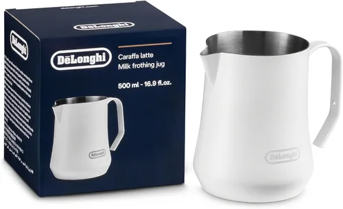 Vista 8 de De'Longhi Jarra espumadora de leche, acero inoxidable negro mate, 17 onzas