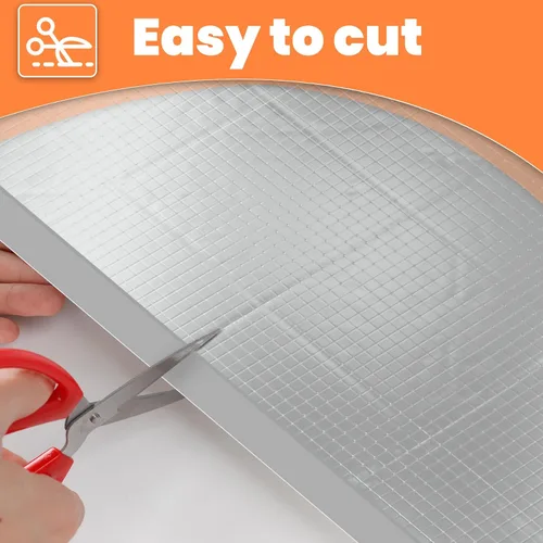 Vista 6 de GCGOODS Paneles de Espuma Aislante para Aire Acondicionado de Ventana de 17" x 9" con Papel de Aluminio, Panel Lateral de Aislamiento Impermeable