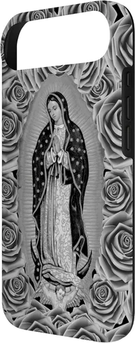 Vista 70 de Funda para iPhone 11 Nuestra Señora Virgen De Guadalupe Virgen María Floral