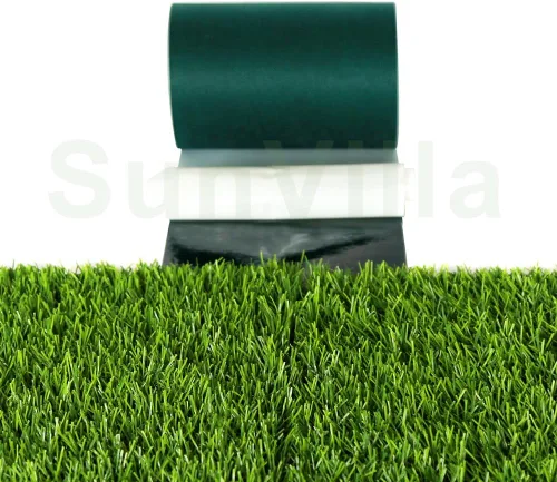 Vista 4 de SunVilla - Cinta autoadhesiva para costura de alfombras de césped, 6 pulgadas x 33 pies, verde oscuro
