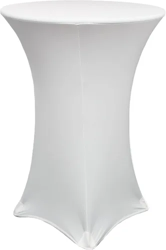 Vista 43 de Mantel de 30 pulgadas para mesa redonda, funda para mesa, Negro