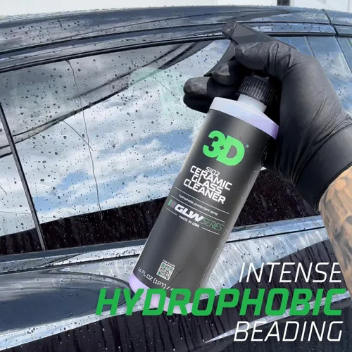 Vista 5 de Limpiador de vidrio cerámico 3D SiO2, Serie GLW Repelente al agua y la lluvia Limpiador de vidrio cerámico protector para todo clima Seguro