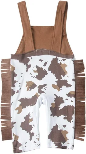 Vista 3 de LXKIKMM May's Baby Baby - Mameluco de vaquero para Halloween, ropa infantil
