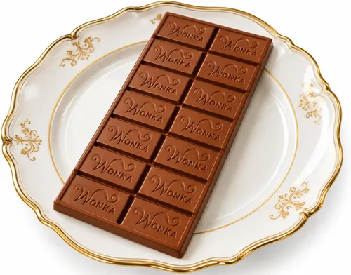 Vista 2 de WILLY WONKA Molde de fundición de barra de fábrica de chocolate, 7.5 x 3.5 pulgadas