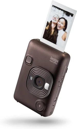 Vista 3 de Cámara instantánea Fujifilm INSTAX Mini LIPLAY Híbrida - Bronce Profundo