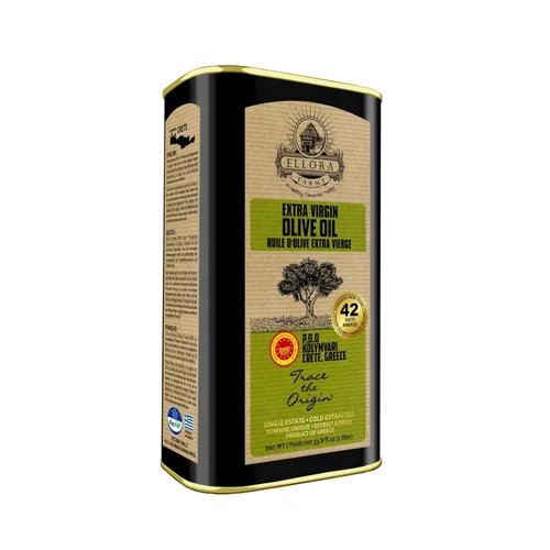 Vista 8 de Ellora Farms, Aceite de oliva virgen extra griego, DOP con certificación de finca única, ganador del premio de oro múltiple, rastreable, primera