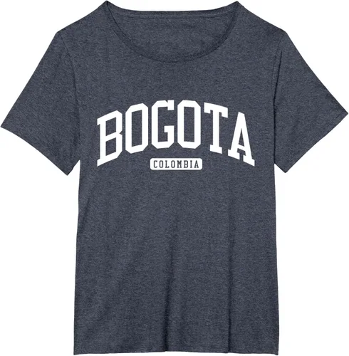 Vista 83 de Camiseta estilo universitario de Bogotá Colombia, Negro