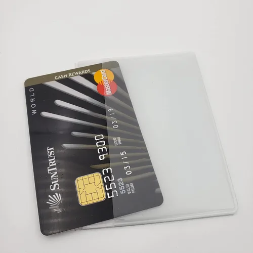 Vista 3 de Juego de 2 insertos transparentes de alta calidad para cartera de AG Wallets, Trifold, Billetera triple