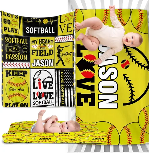 Vista 14 de Juego de ropa de cama personalizado para cuna de bebé, juego de 3 piezas para cuna de bebé, diseño de bolas y arco iris, cómoda manta de bebé