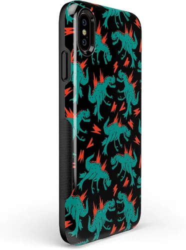 Vista 94 de Casely Funda para iPhone Xs Max Funda con estampado de festival (solo buenas vibraciones)
