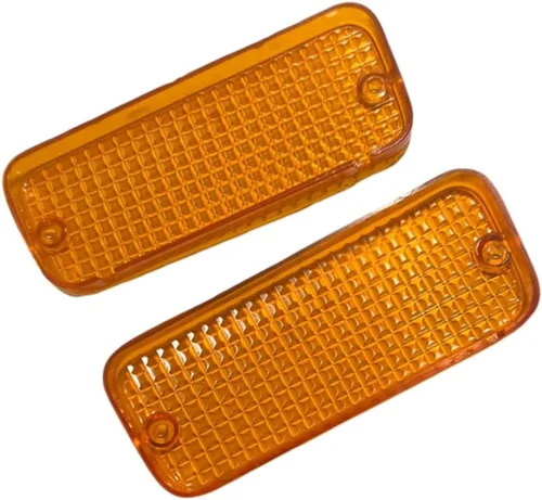 Vista 2 de ihave Reemplazo para lente naranja parachoques delantero luz ámbar trapezoide Hilux RN30 Pick Up 1979-83