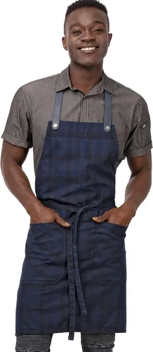 Vista 4 de Chef Works Delantal con peto Olympia unisex para adultos