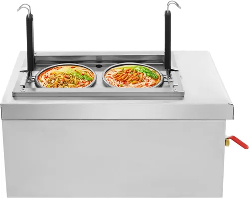 Vista 5 de Máquina de cocina de fideos de 2 agujeros, cocina de pasta comercial, fabricantes de pasta, horno de fideos de 2KW, herramienta de cocina de cocina