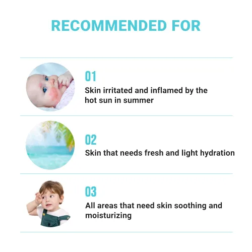 Vista 5 de ATOPALM Loción de gel calmante de 4 onzas líquidas, hidratante refrescante y calmante para sensible, propensa al eczema, piel con erupción por