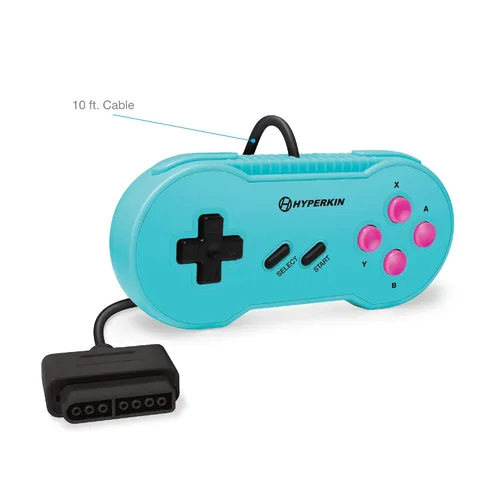 Vista 3 de Hyperkin "Scout" Premium Controller for Super NES (Hyper Beach) Funtoon Collector's Edition - Super NES