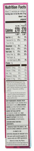 Vista 2 de Annie's Homegrown Bunny Shape Pasta & Yummy Cheese, 6 oz, 6