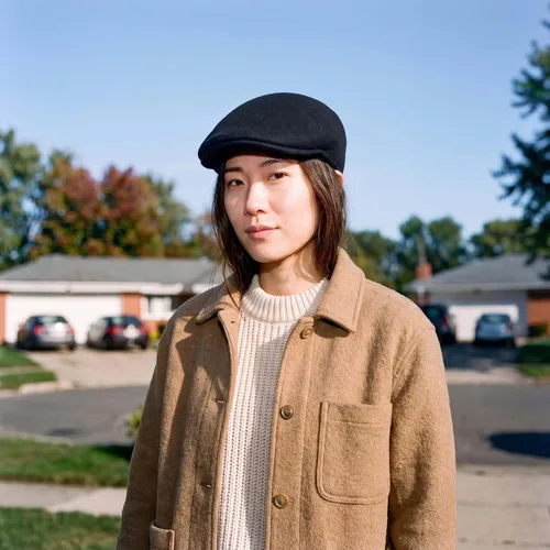 Vista 2 de Kangol Sombrero de lana sin costuras 507 - Deep Plum/L Ivy Caps & Flat Caps Negro