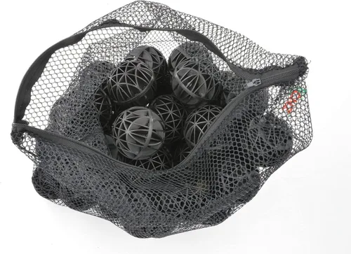 Vista 2 de CNZ Bola de esponja bio de 2 pulgadas con bolsa de medios de filtro para acuario y estanque, 50 piezas