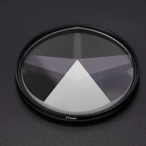 Vista 6 de Andoer Prisma de vidrio caleidoscopio, cámara de prisma de caleidoscopio de 3.031 in, filtro de vidrio, número variable de sujetos, accesorios