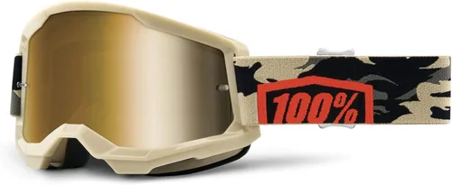 Vista 17 de 100% STRATA 2 Goggles – Gafas deportivas para motocross y ciclismo de montaña – Gafas para ciclistas – Gafas de motocross para hombre